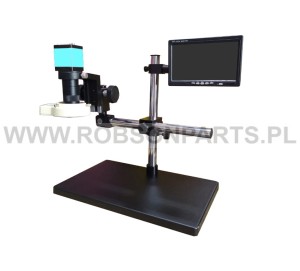 Zestaw z rozszerzonym mikroskopem przemysłowym