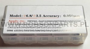 Zestaw podkładek regulacyjnych Denso / Podkładka Denso / 6,8x3,5 /  50 szt