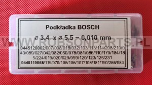 Zestaw podkładek regulacyjnych Bosch 3,4x5,5