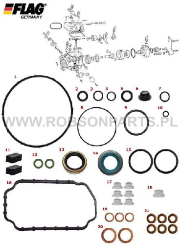 Zestaw uszczelek Bosch VE 1467010059