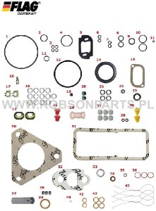 Zestaw uszczelek pompy DPA  7135-110