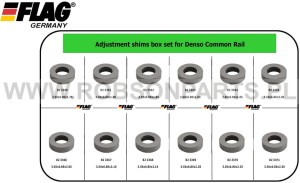 Podkładki regulacyjne DENSO - reg. sprężyny iglicy